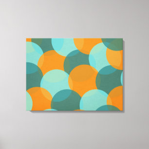 Kleurexplosie-omhuld canvas (palet 3) afdruk