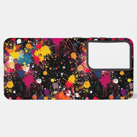 Kleurexplosie Samsung Galaxy Hoesje (Linkerkant)