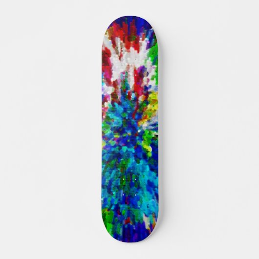 Kleurexplosie ~ Skateboard (Voorkant)