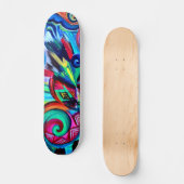 Kleurexplosie Skateboard (Voorkant)
