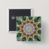 Kleurexplosie Vierkante Button 5,1 Cm (Voorkant /achterkant)