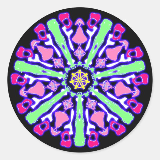 Kleurgekleurde psychesische sticker nr. 3 (Voorkant)