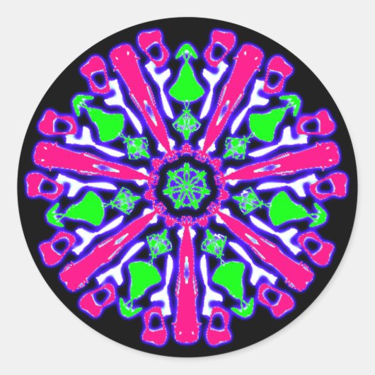 Kleurgekleurde psychesische sticker nr. 4 (Voorkant)