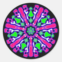 Kleurgekleurde psychesische sticker nr. 4