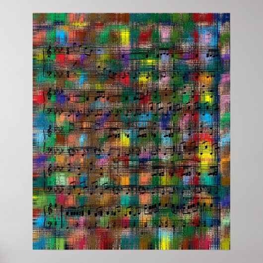 Kleurgeluiden Poster (Voorkant)