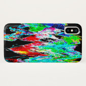 Kleurgolven Case-Mate iPhone Case (Achterkant (horizontaal))