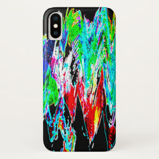Kleurgolven iPhone X Hoesje
