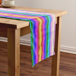 Kleurgolven Korte Tafelloper