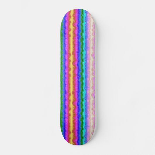 Kleurgolven Skateboard (Voorkant)