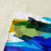 Kleurgolven Strandlaken (In situ)