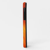 Kleurgradiëntgolven - oranje rood Case-Mate iPhone case (Achterkant/links)