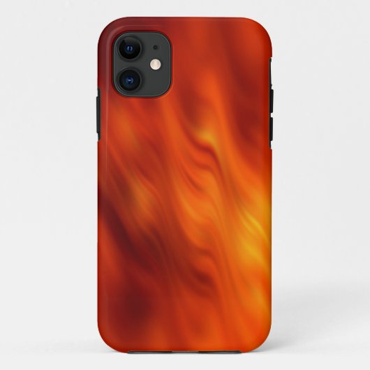 Kleurgradiëntgolven - oranje rood Case-Mate iPhone case (Achterkant)