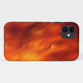 Kleurgradiëntgolven - oranje rood Case-Mate iPhone case (Achterkant (horizontaal))
