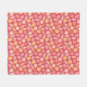 Kleurgroentenpatroon Fleece Deken (Voorkant (Horizontaal))