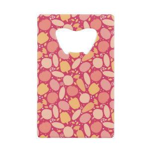 Kleurgroentenpatroon Kredietkaart Flessenopener