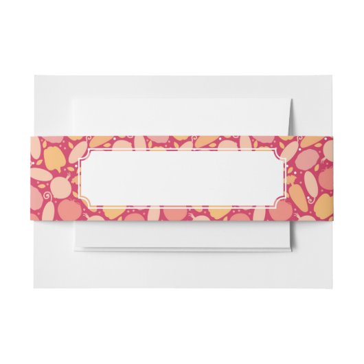 Kleurgroentenpatroon Uitnodigingen Wikkel (Voorkant Voorbeeld)