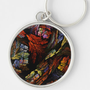 Kleurharmonie Abstracte Kunst Klein Sleutelhanger