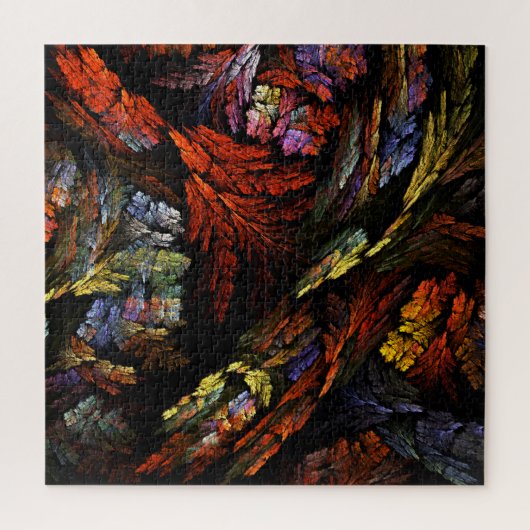 Kleurharmonie Abstracte Kunst Legpuzzel (Verticaal)