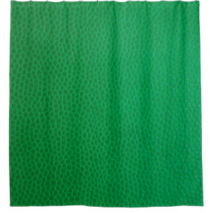 Kleurhuid met groene huid douchegordijn