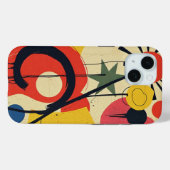 Kleurig abstract ontwerp Case-Mate iPhone case (Achterkant (horizontaal))