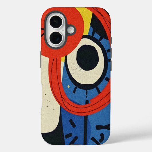Kleurig abstract ontwerp Case-Mate iPhone case (Achterkant)
