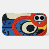 Kleurig abstract ontwerp Case-Mate iPhone case (Achterkant (horizontaal))