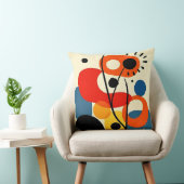 Kleurig abstract ontwerp kussen (Stoel)