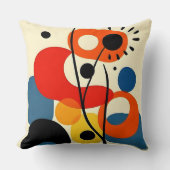 Kleurig abstract ontwerp kussen (Voorkant)