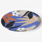 Kleurig abstract patroon papieren bordje (Gekanteld)