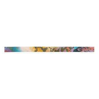 Kleurig abstract slangenhuidpatroon lint