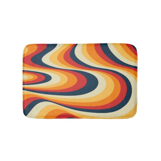 Kleurig abstract vormontwerp badmat (Voorkant)