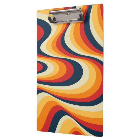 Kleurig abstract vormontwerp klembord (Links)