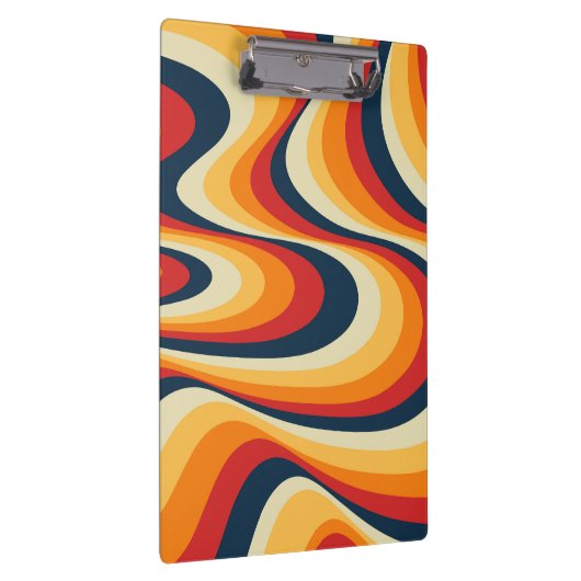 Kleurig abstract vormontwerp klembord (Rechts)