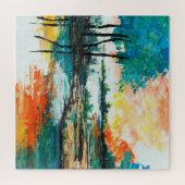 Kleurig Abstract vormontwerp Legpuzzel (Horizontaal)