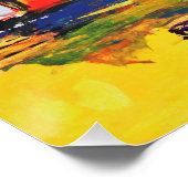 Kleurig Abstract vormontwerp Perfect Poster (Hoek)