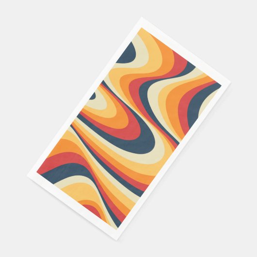 Kleurig abstract vormontwerp servet (Hoek)