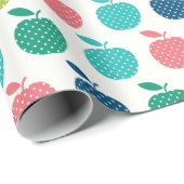 Kleurig Apple Wrapping Paper Cadeaupapier (Rol Hoek)