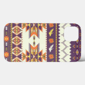 Kleurig aztec-patroon Case-Mate iPhone case (Achterkant (horizontaal))