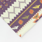 Kleurig aztec-patroon fleece deken (Hoek)
