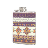 Kleurig aztec-patroon heupfles (Links)