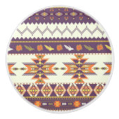 Kleurig aztec-patroon keramische knop (Voorkant)
