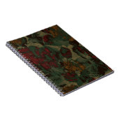 Kleurig bloemenkruitpatroon notitieboek (Rechterzijde)