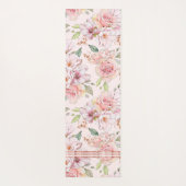 Kleurig  bloementatroon yoga mat (Achterkant)