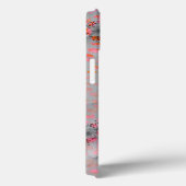 Kleurig bloempatroon met stippellijnen Case-Mate iPhone case (Achterkant / Rechts)