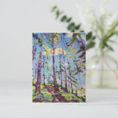 Kleurig bosschilderij briefkaart (Staand voorkant)
