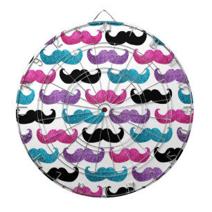 Kleurig broksnurkpatroon (Faux glitter) Dartbord