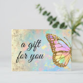 kleurig cadeaucertificaat voor vlindervaar (Staand voorkant)