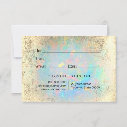 kleurig cadeaucertificaat voor vlindervaar (Achterkant)