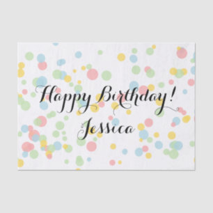 Kleurig confetti-tissuepapier voor cadeauverpakkin tissuepapier