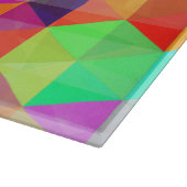 Kleurig driehoekspatroon snijplank (Hoek)